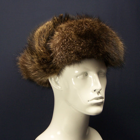 F&T Northern Classics Trooper Style Raccoon Fur Hat - Huntsmart