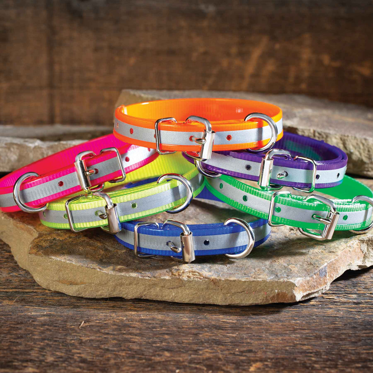 Nite Lite 3/4" Extended D Day-Glo with Reflective Strip - Huntsmart