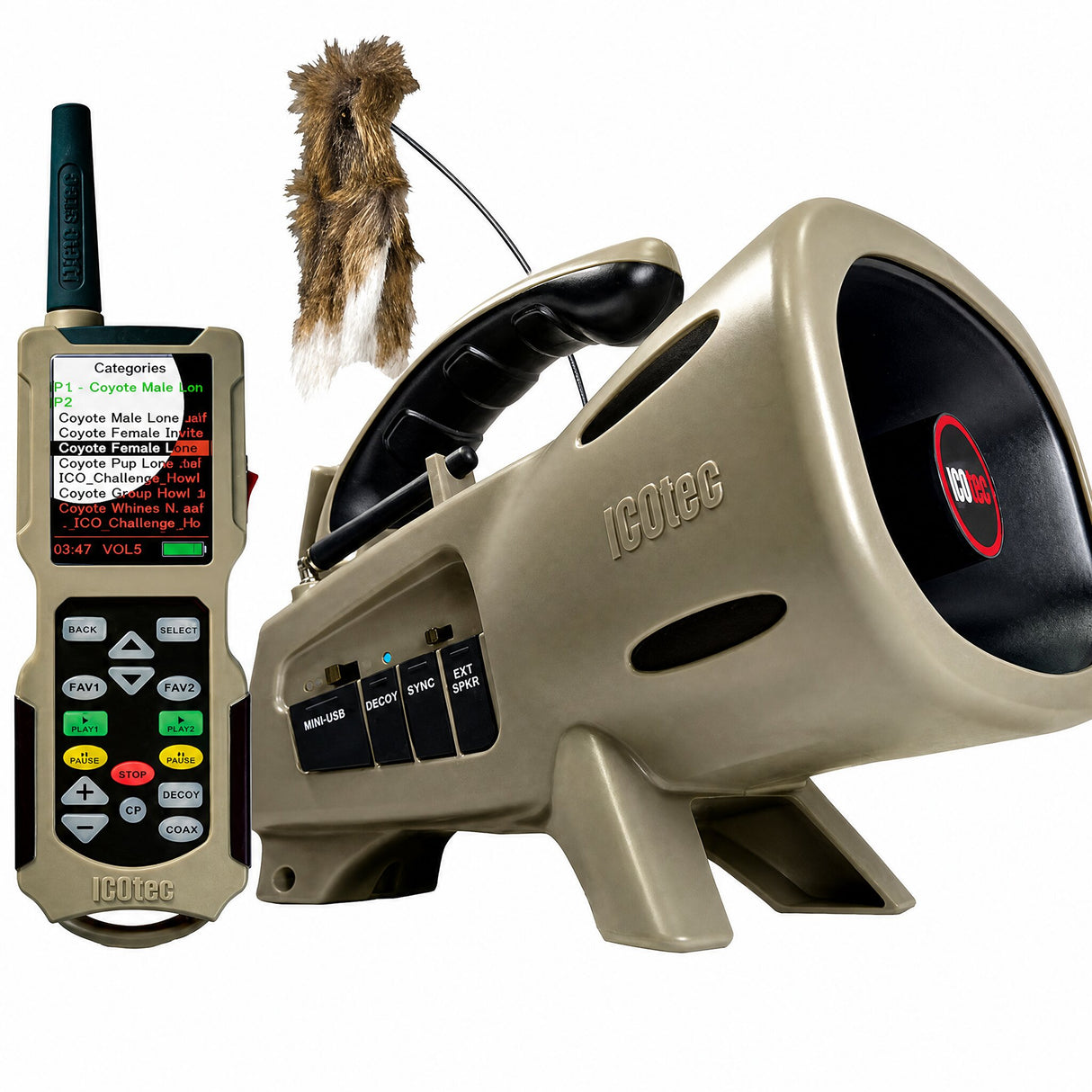 ICOtec Outlaw Plus Programmable Electronic Game Call/Decoy Combo