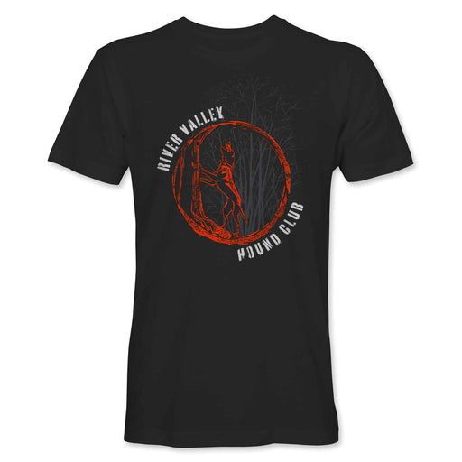 Custom Coon Hunting Club Shirt- Treeing Hound (Front) - Huntsmart