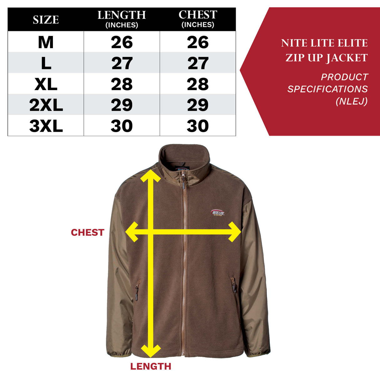 Nite Lite Elite Zip Up Jacket - Huntsmart