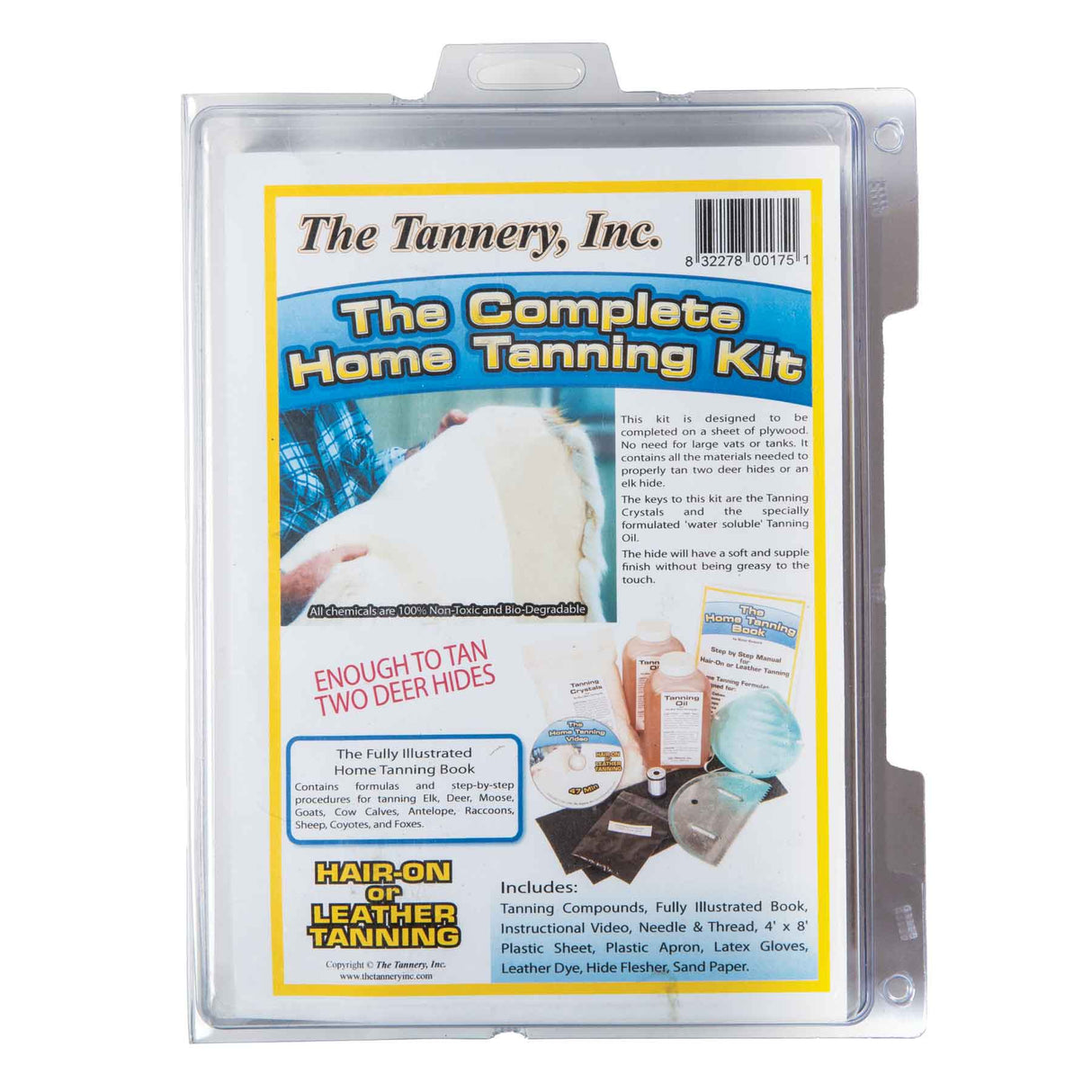 Complete Home Hide Tanning Kit - Huntsmart