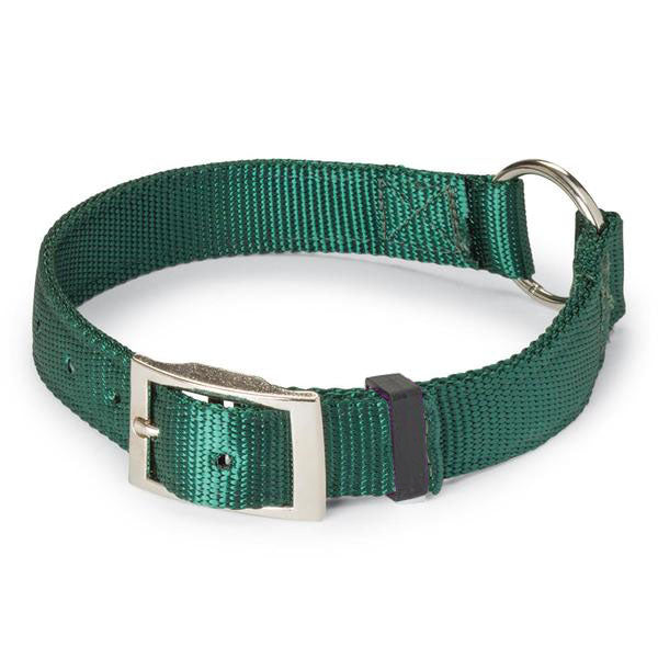 Nite Lite Double Ply Nylon 3/4 " Ring-N-Center Dog Collar - Huntsmart
