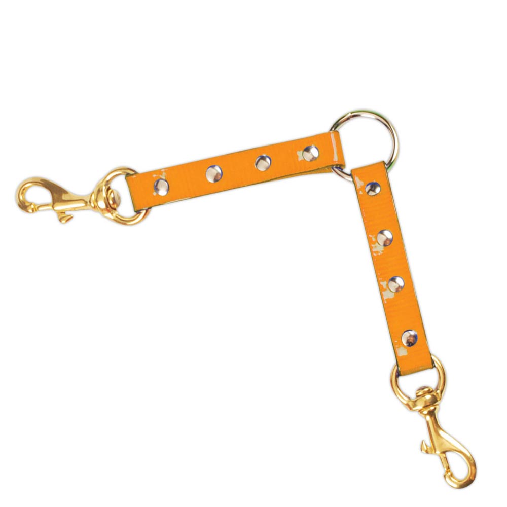 Nite Lite Day-Glo Two Dog Lead Couplers - Huntsmart