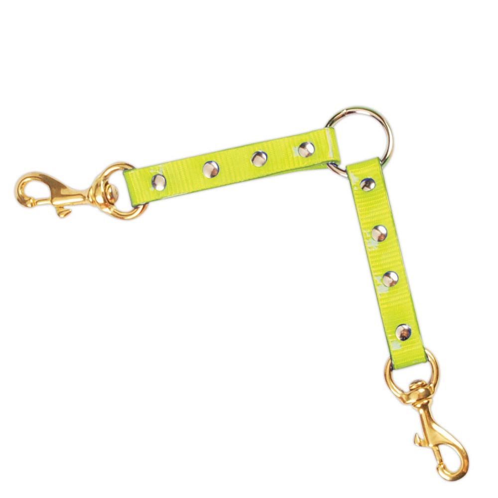 Nite Lite Day-Glo Two Dog Lead Couplers - Huntsmart