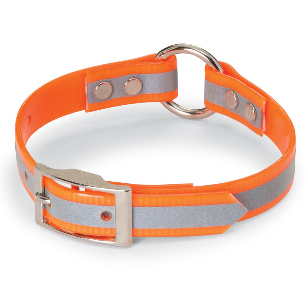 Nite Lite 3/4" Day-Glo Collar Ring-N-Center with Reflective Strip - Huntsmart