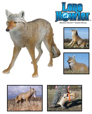 Flambeau Lone Howler Coyote Decoy - Huntsmart