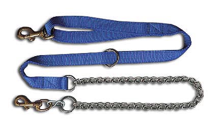 Nylon & Chain Tree Tie Leads (1" x 56") - Huntsmart