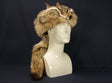 F&T Northern Classics Davy Crockett Style Coyote Fur Hat - Huntsmart
