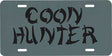 Coon Hunter License Plate - Huntsmart