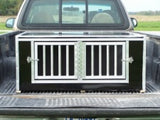 F&T Canine Classics 2-Compartment Transport Box – Centre Latching