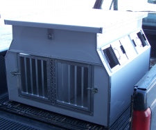 F&T Canine Classics 4-Hole 2-Compartment Rigging Box With Top Storage – Side Latching