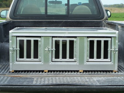 F&T Canine Classics 3-Compartment Beagle Transport Box - Huntsmart