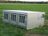 F&T Canine Classics 3-Compartment Beagle Transport Box - Huntsmart