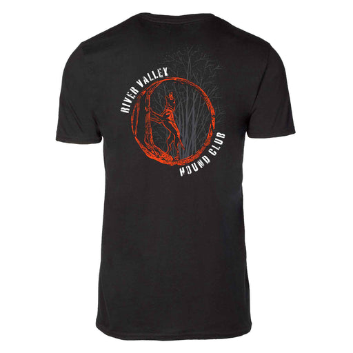 Custom Coon Hunting Club Shirt- Treeing Hound (Back) - Huntsmart