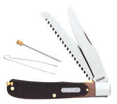 Schrade #97OT Old Timer Buzzsaw Trapper P&T Pocket Knife - Huntsmart