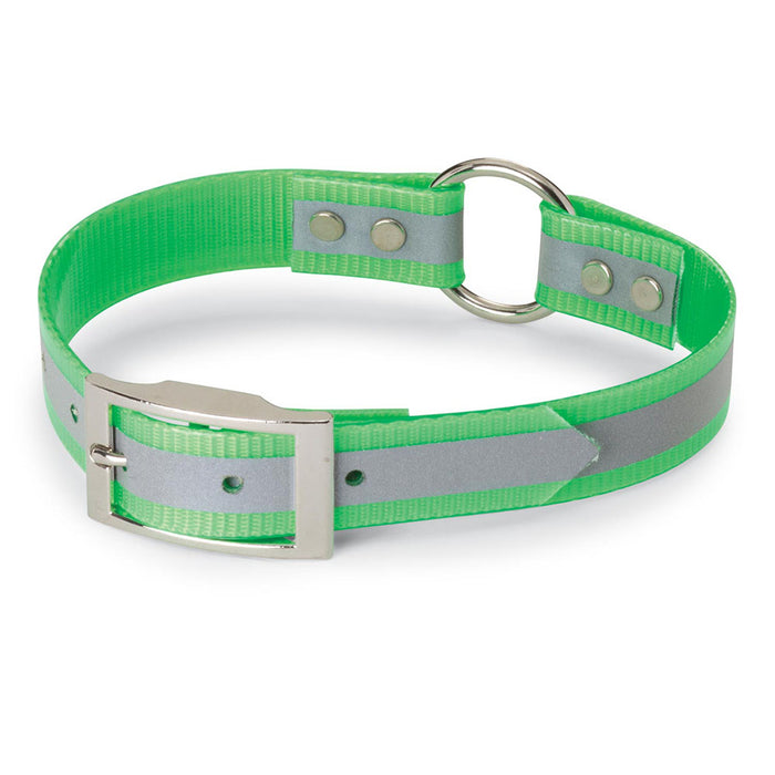 Nite Lite 1" Day-Glo Collar Ring-N-Center with Reflective Strip - Huntsmart