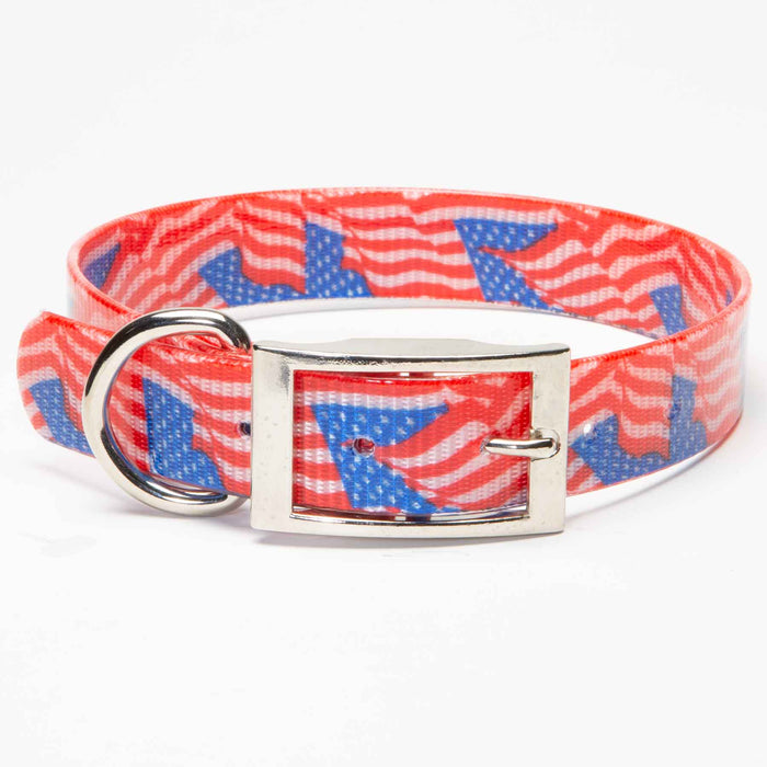 American Flag 1” D-Ring Collar - Huntsmart