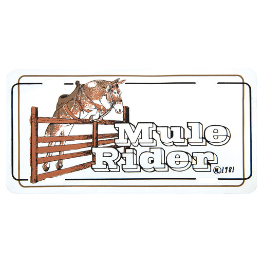 Mule Rider License Plate - Huntsmart